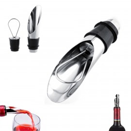 Stainless Steel Stopper Wine Pourer with Logo