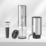 WineVault Automatic Opener, Aerator, Pourer & Preserver Set with Logo