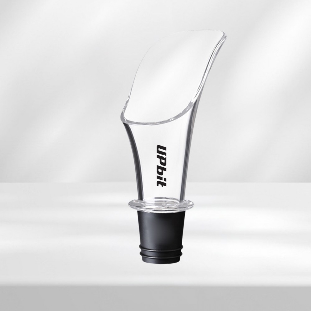 Logo Branded WineVault Sleek Wine Pour Spout