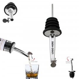 Personalized Auto Lid Stainless Steel Spout Bottle Pourer