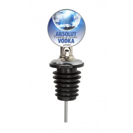 Liquor Pourer - Round Imprint - Full Color with Logo