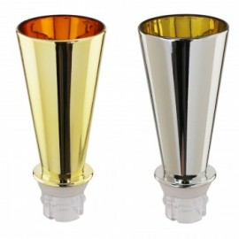 Gold or Silver Champagne & Wine Sipper/Pourer with Logo  Gold or Silver Champagne & Wine Sipper/Pourer with Logo