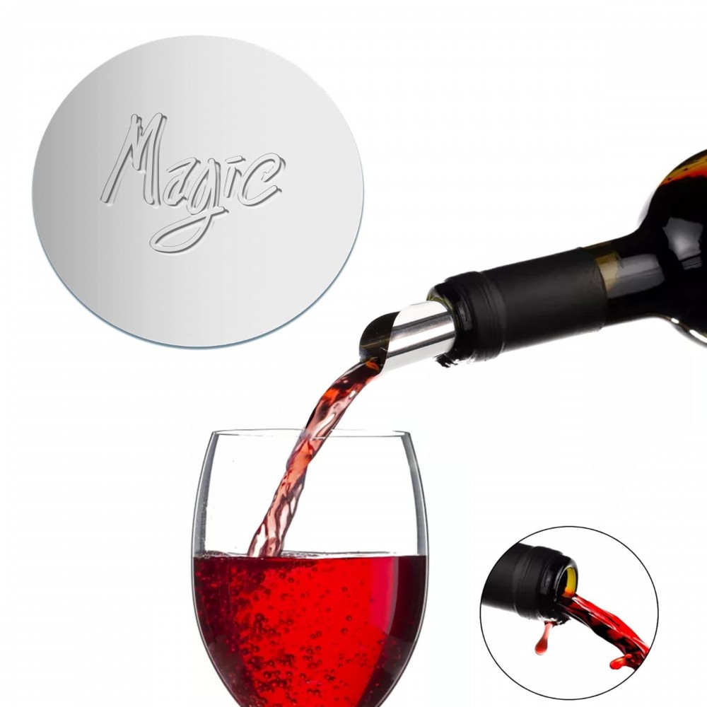 Aluminum Foil Wine Pourer with Logo Aluminum Foil Wine Pourer with Logo