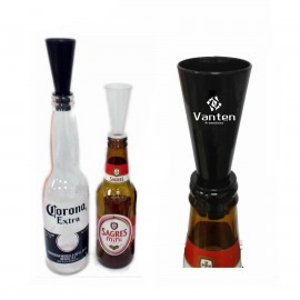 Promotional Plastic Champagne Bottle Sipper