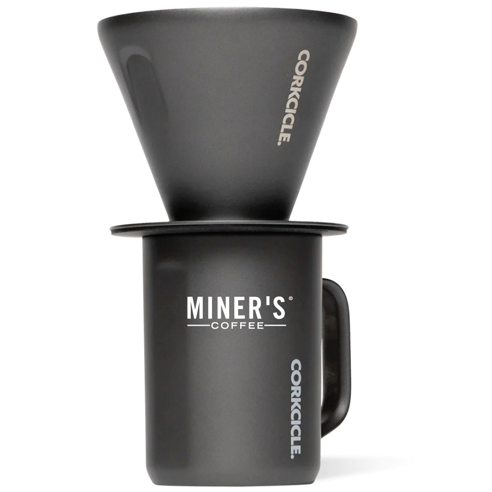 Corkcicle Stainless Steel Pour Over Set with Logo Corkcicle Stainless Steel Pour Over Set with Logo