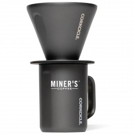 Corkcicle Stainless Steel Pour Over Set with Logo  Corkcicle Stainless Steel Pour Over Set with Logo