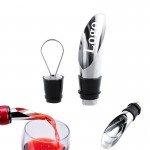 Reusable Wine Pourer w/Stopper with Logo