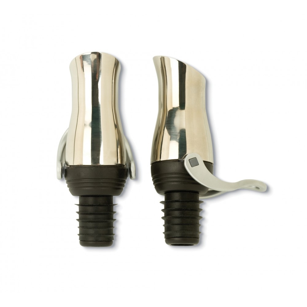 Customizes Lift 'N Pour Stainless Steel Pourer/Stopper