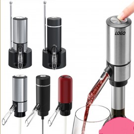 Logo Branded Electric Wine Aerator Pourer  Logo Branded Electric Wine Aerator Pourer