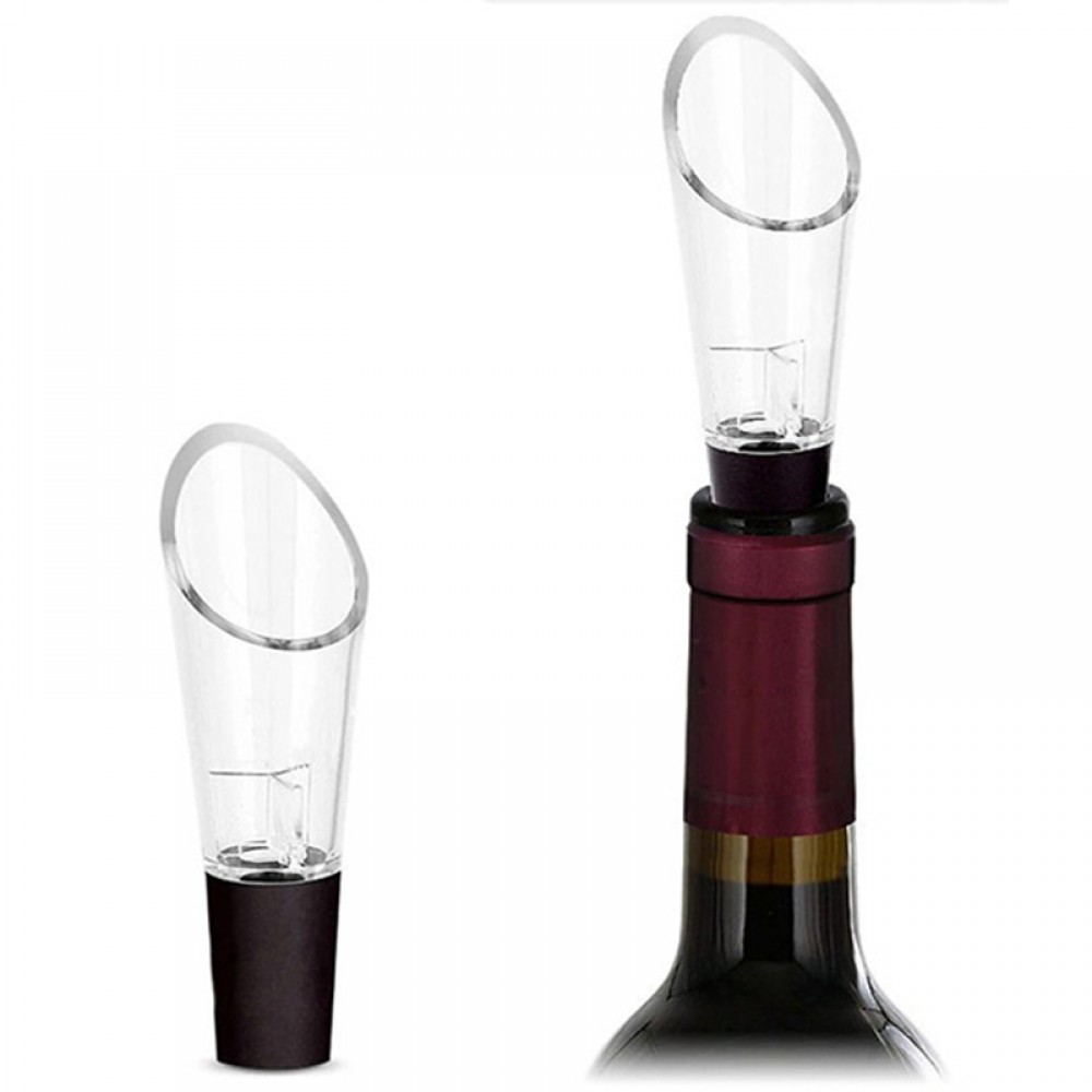 Sleek Wine Pourer with Logo