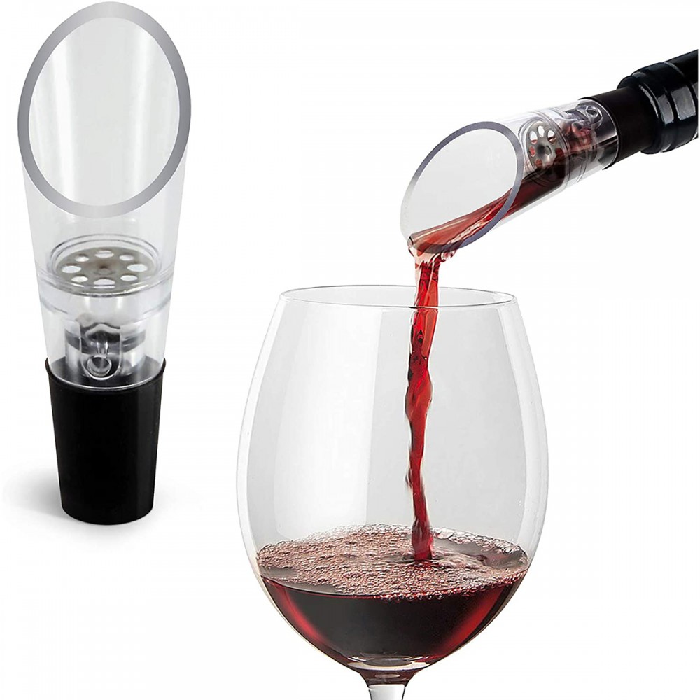 2 in 1 Wine Aerator Pourer Spout Diffuser Dispenser with Logo