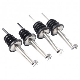 Bottle Pourer With Self-Closing Lid with Logo  Bottle Pourer With Self-Closing Lid with Logo
