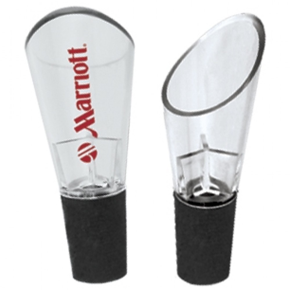 Wine Bottle Aerator Spout with Logo