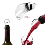 Open Mouth Wine Decanter Aerator Pourer with Logo