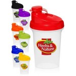 Customized 16 Oz. Plastic Shaker Bottle