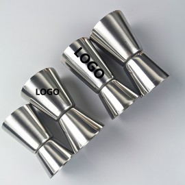 Logo Branded 304 Stainless Steel Jigger Cocktail