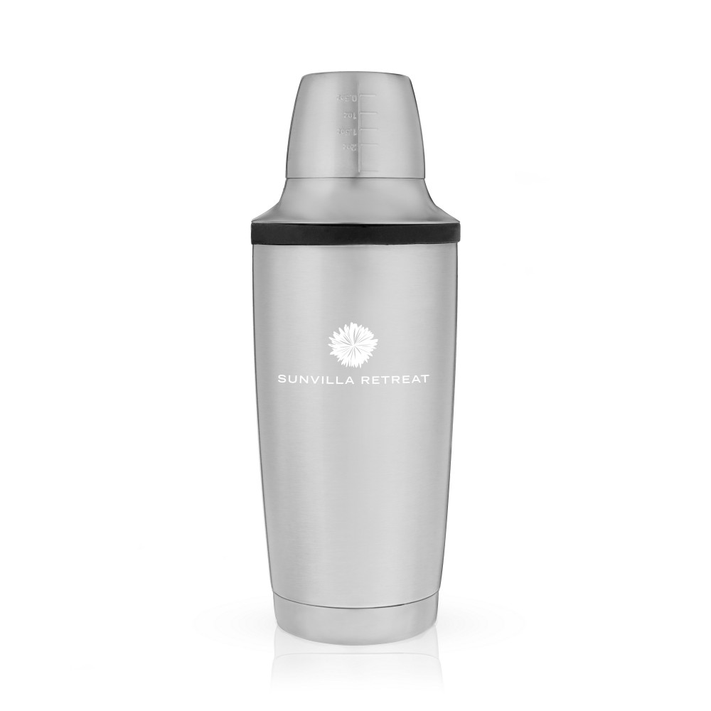 Viski Alchemi Vacuum Insulated Shaker with Logo Viski Alchemi Vacuum Insulated Shaker with Logo
