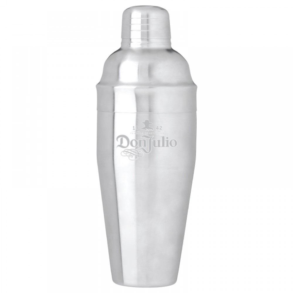 25 oz. Large Cosmo Stainless Steel Cocktail Shaker with Logo
