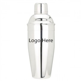Stainless Steel Cocktail Shaker with Logo  Stainless Steel Cocktail Shaker with Logo
