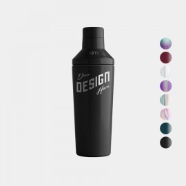 20 oz Simple Modern Stainless Steel Insulated Cocktail Shaker w/ Jigger Lid with Logo