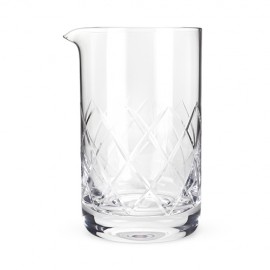 Viski Professional Extra Large Crystal Mixing Glass with Logo