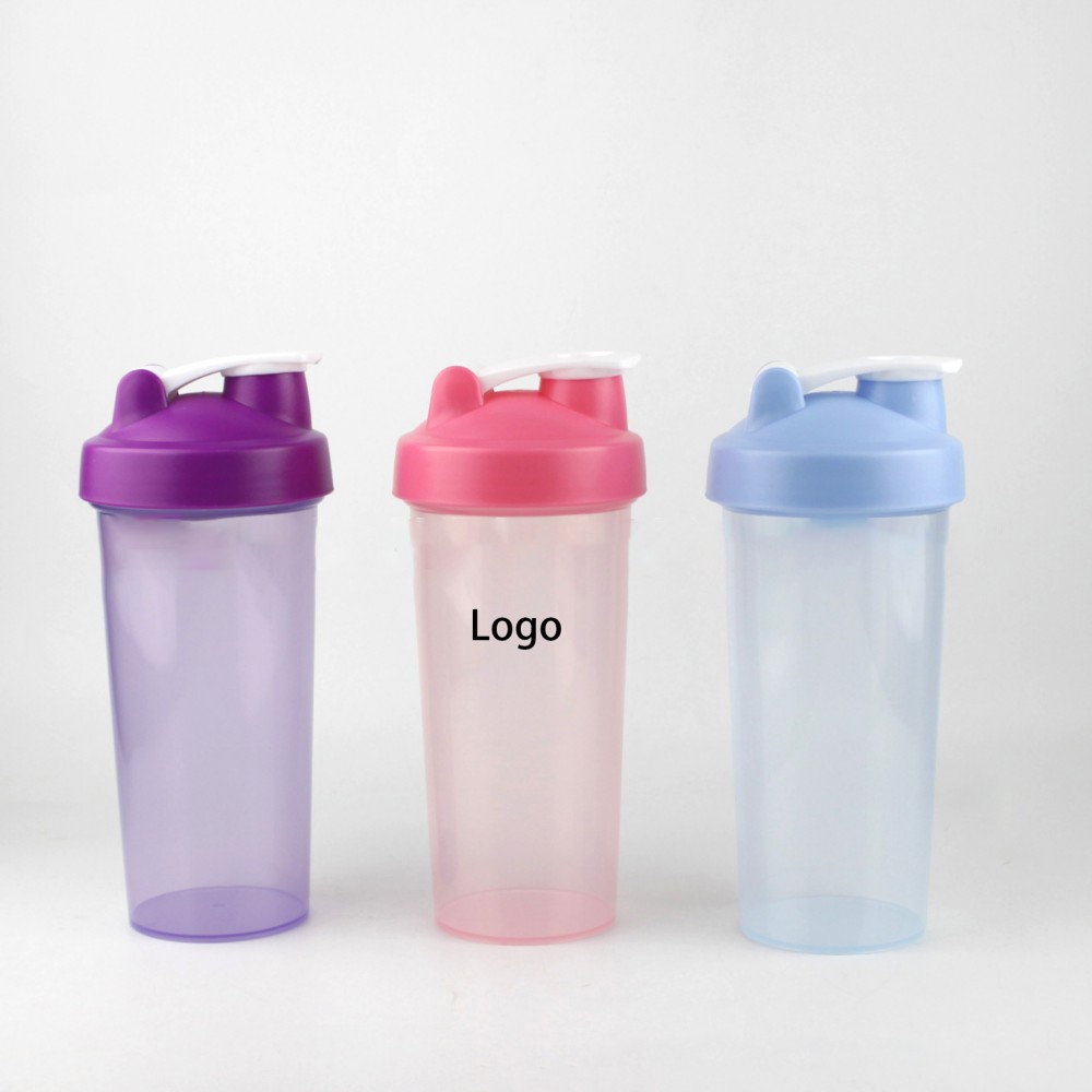 Clear Plastic Shaker Bottle with Logo
