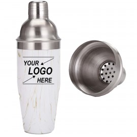 Logo Branded Large Stainless Steel Cocktail Shaker 25oz  Logo Branded Large Stainless Steel Cocktail Shaker 25oz
