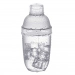Clear Plastic Cocktail Shaker with Logo