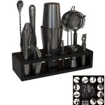 14 pieces Boston Cocktail Shaker Bar Set with Logo