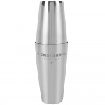 Seamless Stainless Steel Boston Cocktail Shaker with Logo