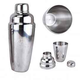 Stainless steel Cocktail Shaker with Logo