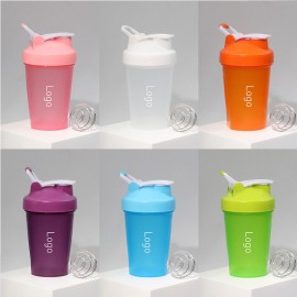 14 Oz. BPA Free Fitness Protein Shaker Bottle with Logo