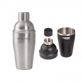 18 Oz. Cosmo Stainless Steel Cocktail Shaker with Logo