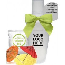 Stainless Shaker with Cocktail Mix with Logo