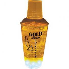 16 Oz. Plastic 5 LED Light-Up Cocktail Shaker with Logo