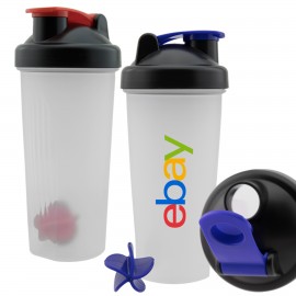 24 Oz. Classic Shaker Bottle with Logo  24 Oz. Classic Shaker Bottle with Logo