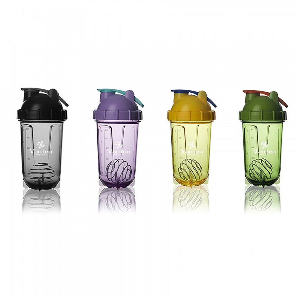 18oz Protein Shaker Bottle with Logo