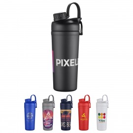 Villanova 26 oz Vacuum Insulated Stainless Steel Shaker with Logo  Villanova 26 oz Vacuum Insulated Stainless Steel Shaker with Logo