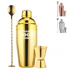 Promotional Complete Bartender Kit with Cocktail Shaker