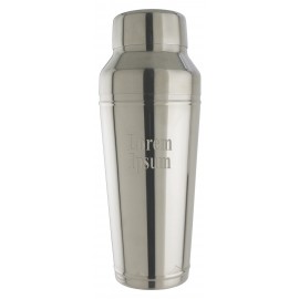 Speed-Pour Stainless Steel Cocktail Shaker w/Bright Finish with Logo