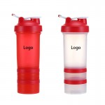 Promotional Shaker Bottle with Attachable Storage Compartment