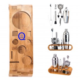 Bamboo Bartender Set with Logo