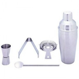 Personalized 5 Pc Stainless Steel Bar Set  Personalized 5 Pc Stainless Steel Bar Set