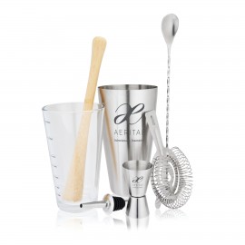 Logo Branded True 7 Piece Barware Set
