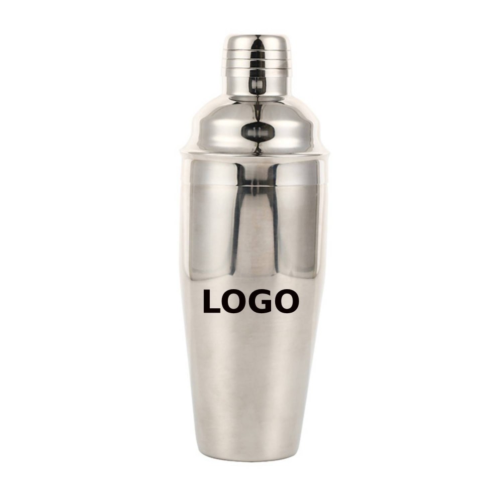 Custom Single Wall Stainless Steel Cocktail Shaker