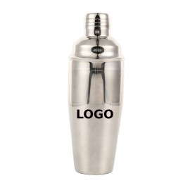 Custom Single Wall Stainless Steel Cocktail Shaker