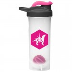 24 Oz. Shaker Bottle with Mixer Ball with Logo