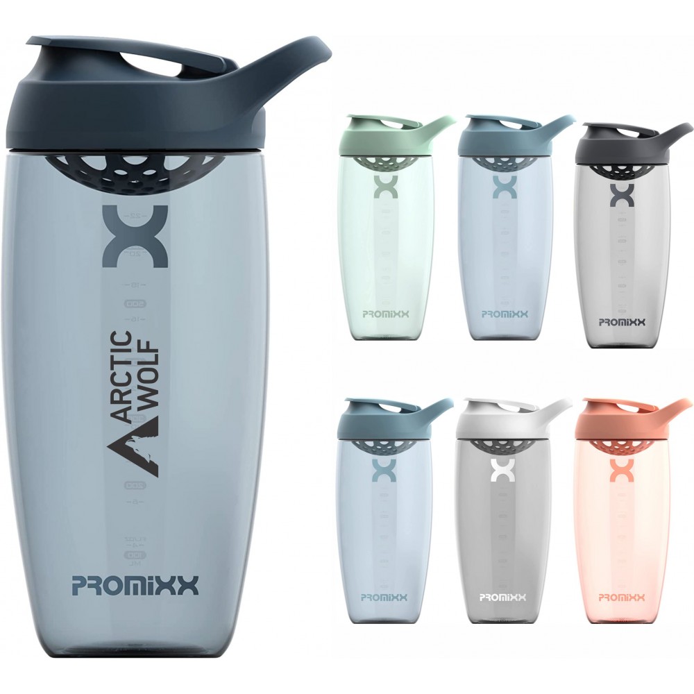 Logo Branded Promixx Shaker Bottle for Protein Mixes, Supplement Shakes -   | Shakers