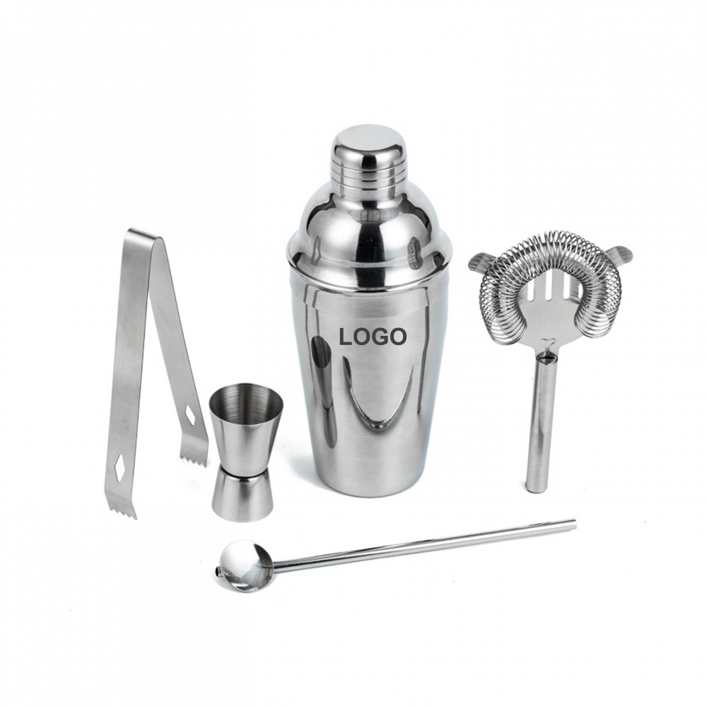 5pcs Bartender Kit (direct import) with Logo 5pcs Bartender Kit (direct import) with Logo