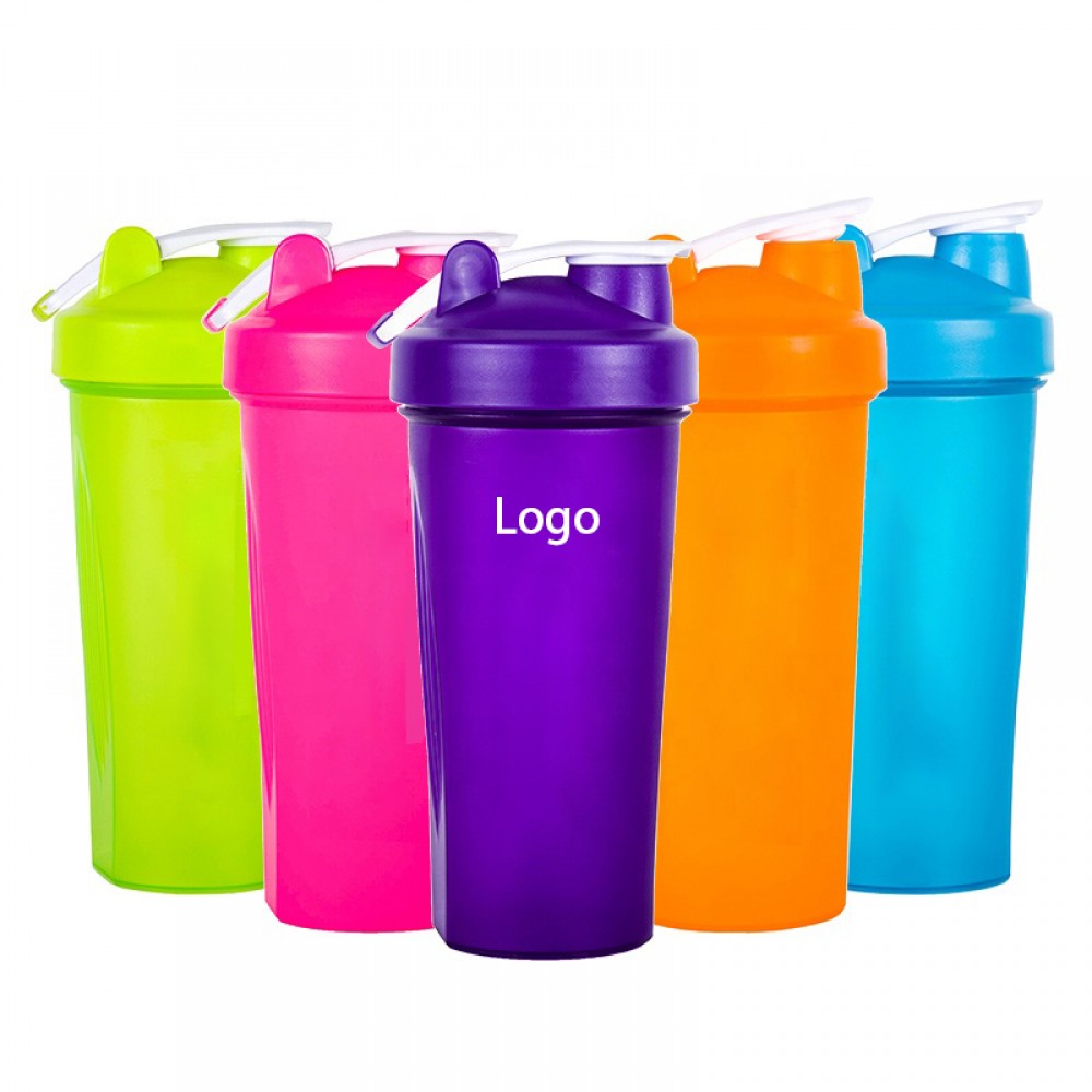 Logo Branded Plastic Shaker Sports Bottle